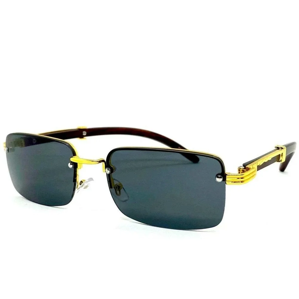 Small Frame Men Sunglasses UV400‎ Protection Outdoor Driving Wear Hip Hop Music